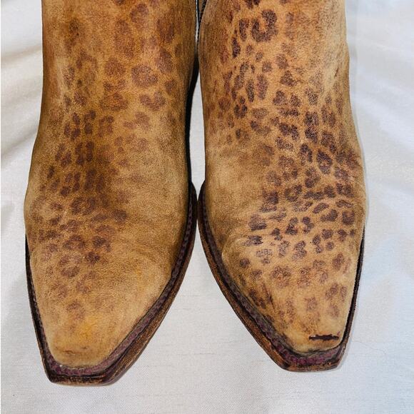 Old Gringo Boots & Belts Leopardito Western Boots - Womens Sze 7B - Animal Print - Picture 3 of 13